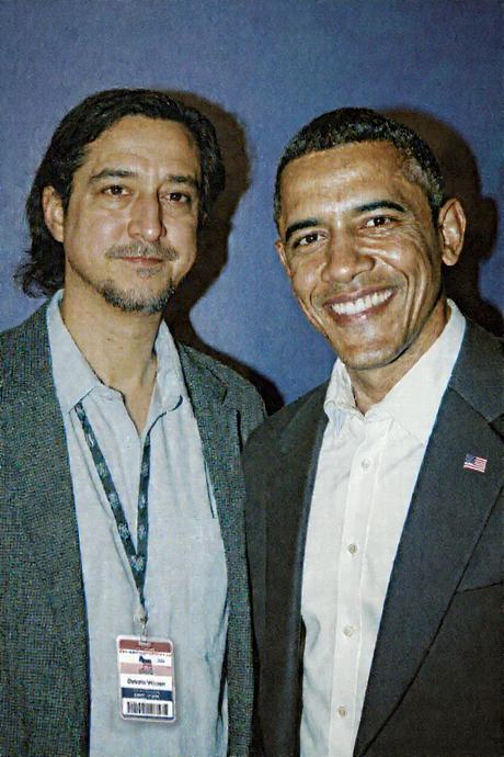 Dakota Warren with President Barack Obama