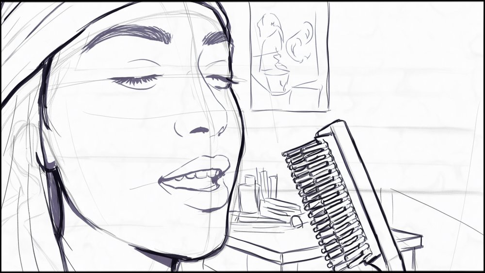 ROUGHS - storyboard frame 4 by Dakota Warren