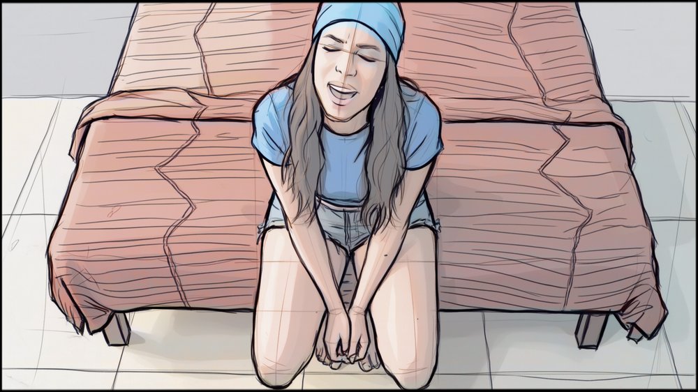 Storyboards - storyboard frame 1 by Dakota Warren