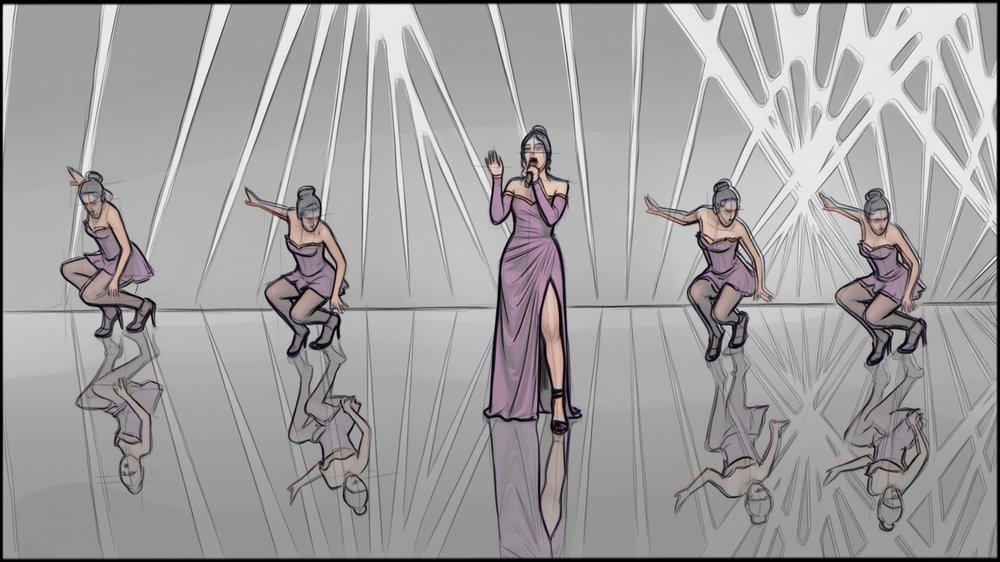 Storyboards - storyboard frame 5 by Dakota Warren