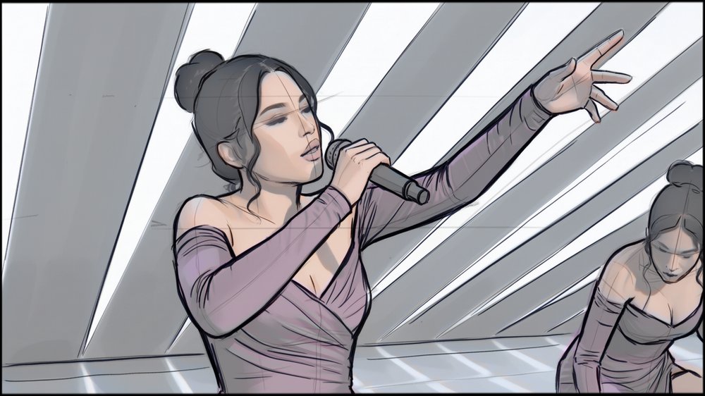 Storyboards - storyboard frame 7 by Dakota Warren
