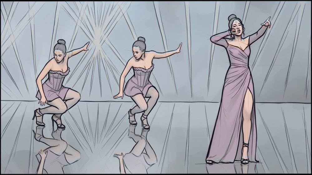 Storyboards - storyboard frame 6 by Dakota Warren