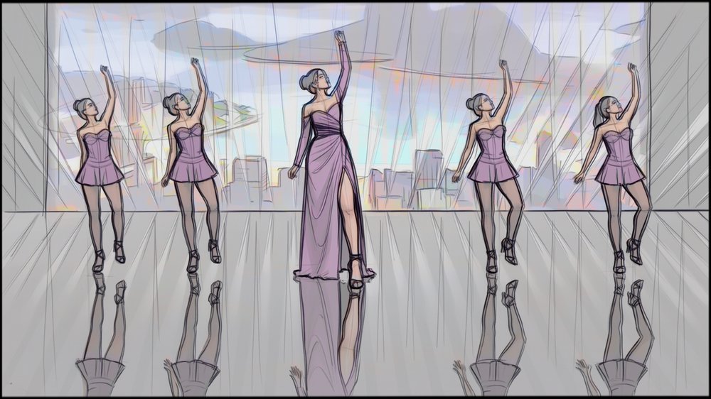 Storyboards - storyboard frame 3 by Dakota Warren