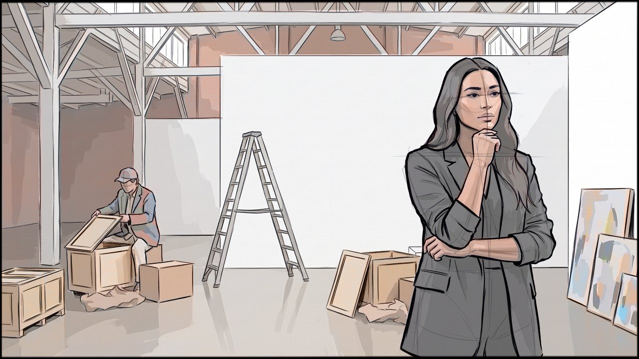 Comedy - Fashion - storyboard frame 3 by Dakota Warren