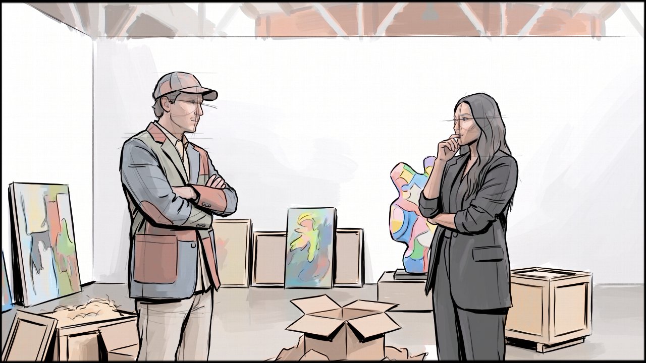 Comedy - Fashion - storyboard frame 5 by Dakota Warren
