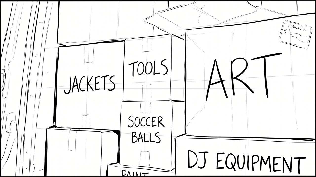 ROUGHS - storyboard frame 6 by Dakota Warren