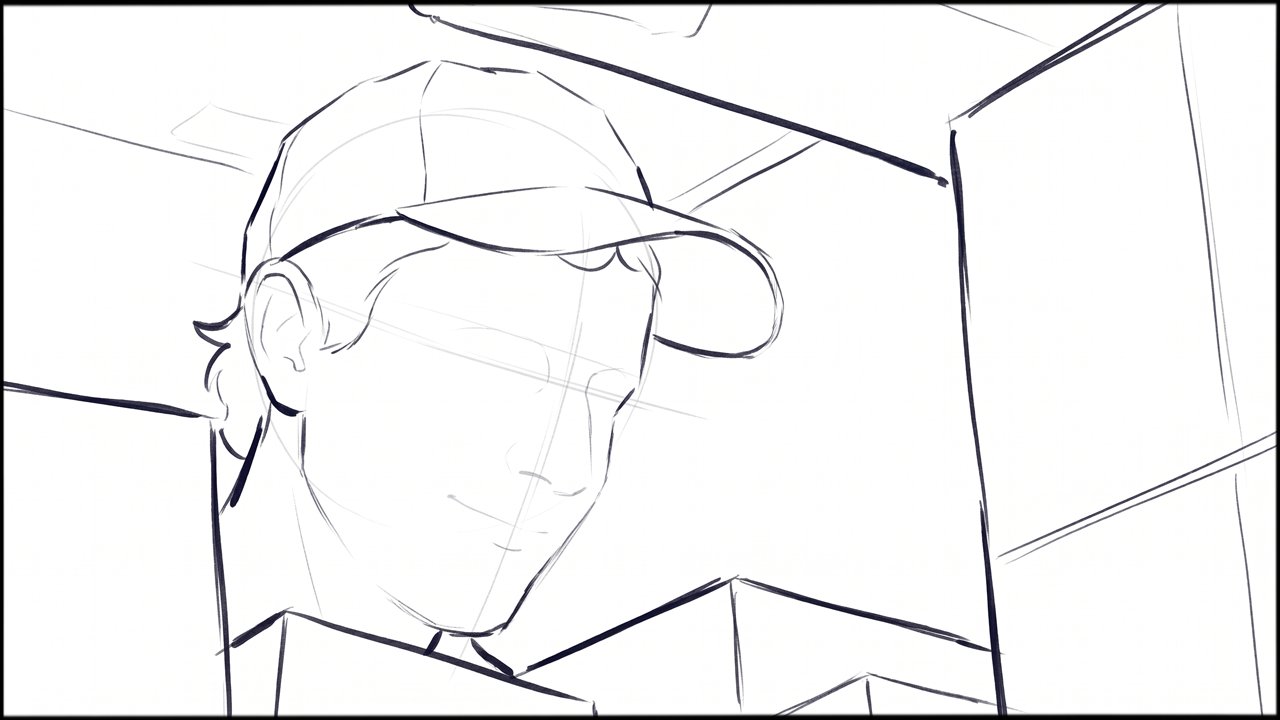ROUGHS - storyboard frame 4 by Dakota Warren