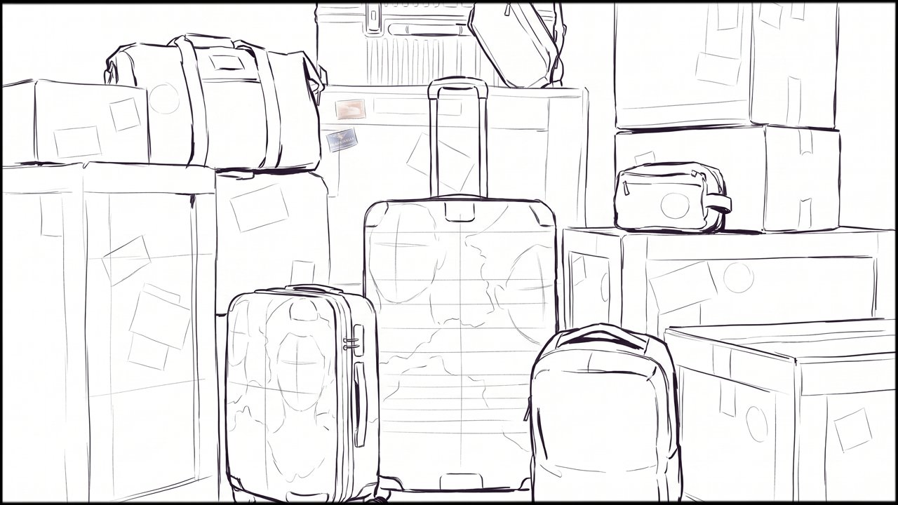 ROUGHS - storyboard frame 9 by Dakota Warren