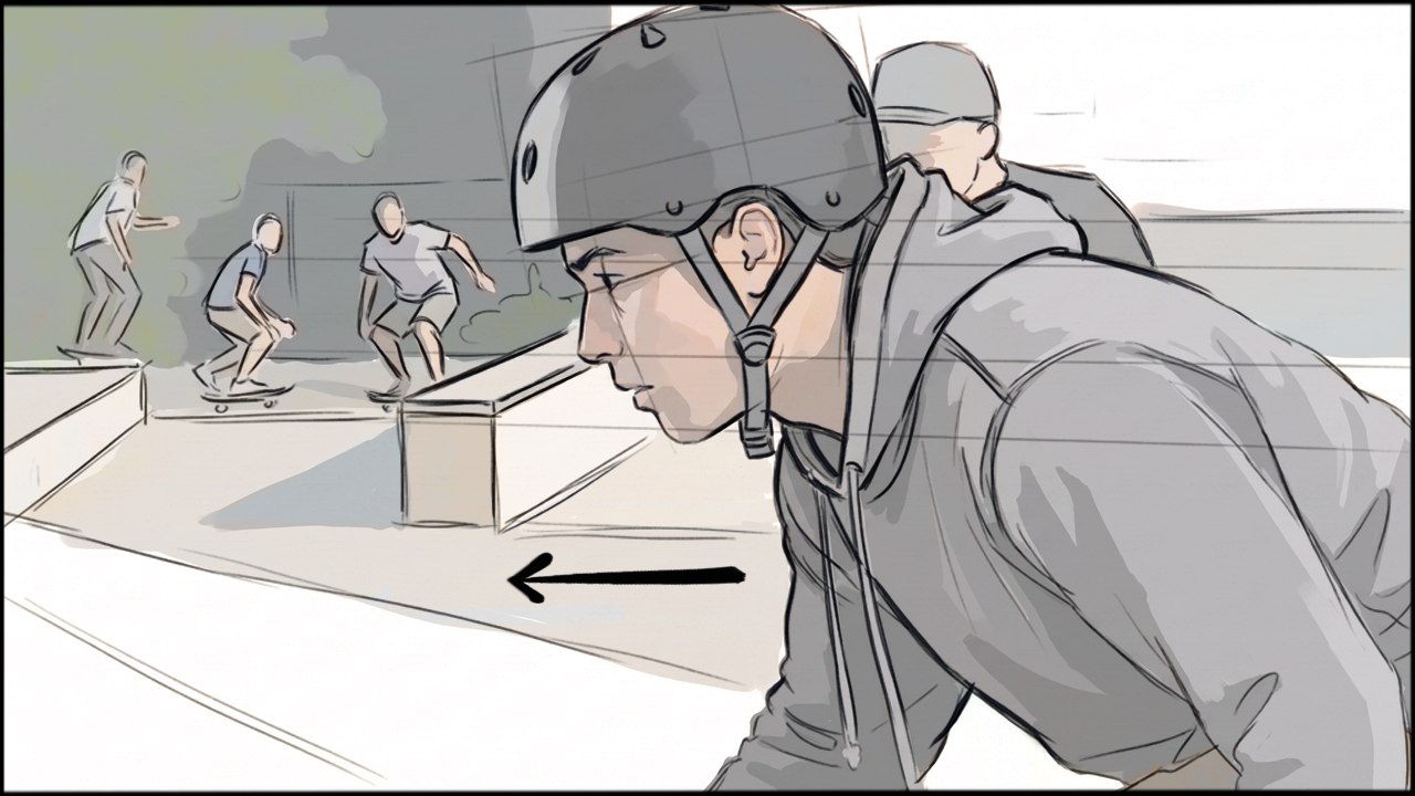 Lifestyle - Tech - storyboard frame 1 by Dakota Warren