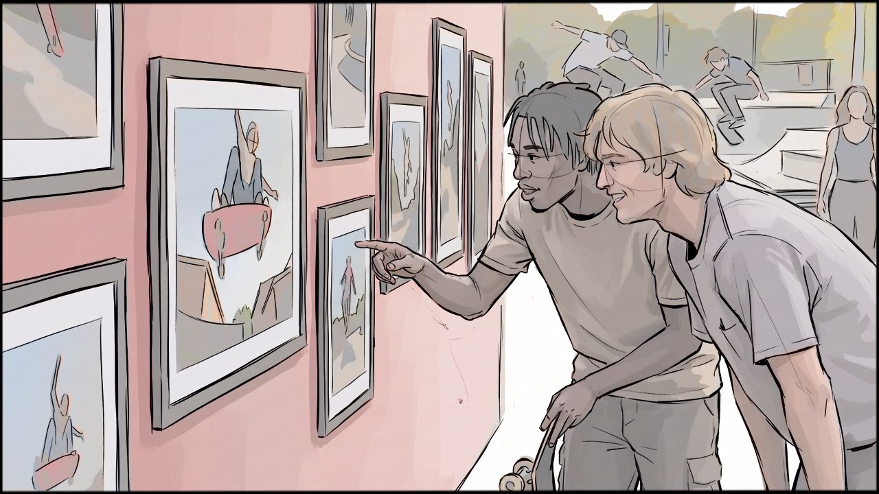 storyboard frame by Dakota Warren