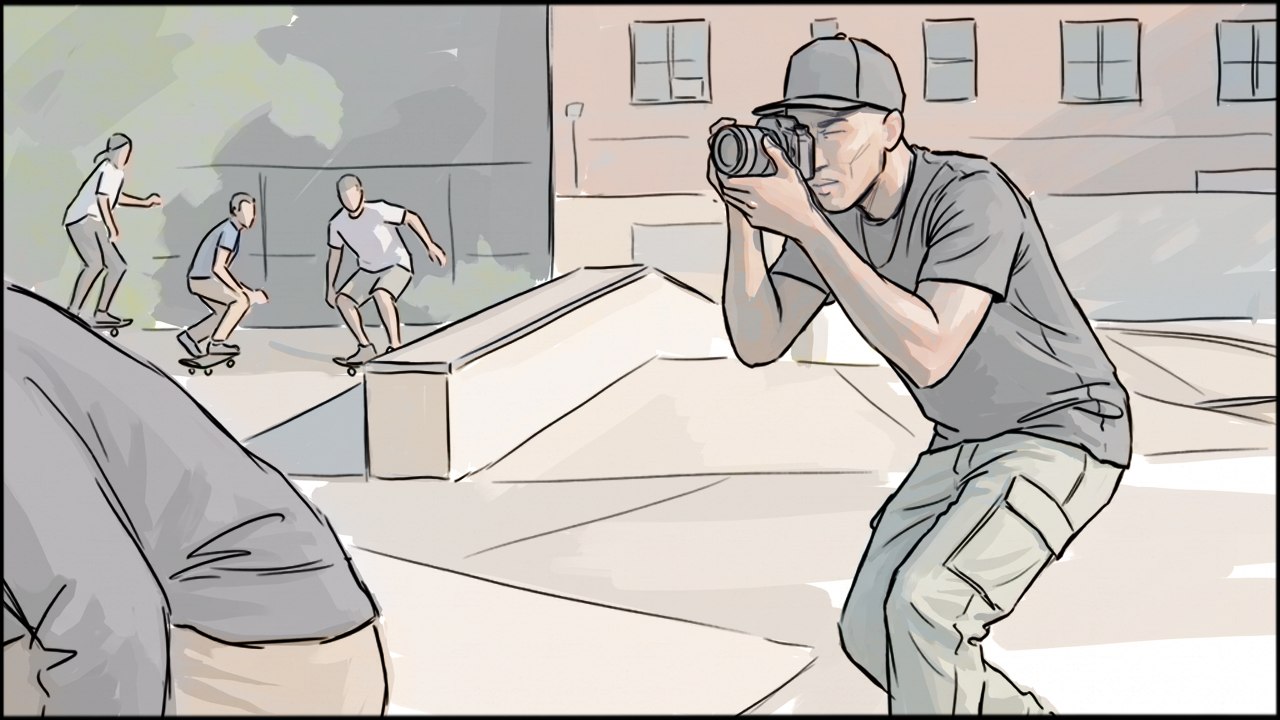 Lifestyle - Tech - storyboard frame 2 by Dakota Warren