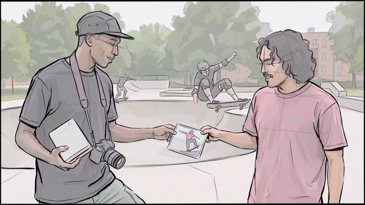storyboard frame by Dakota Warren