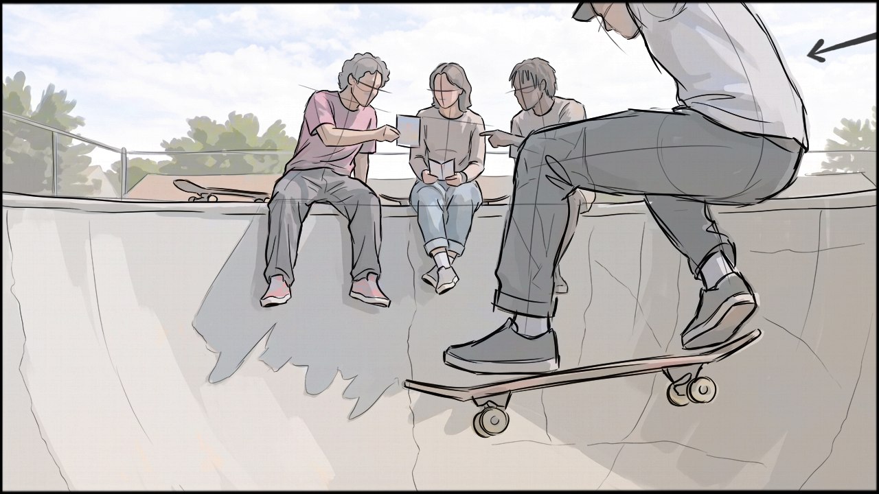 Lifestyle - Tech - storyboard frame 9 by Dakota Warren