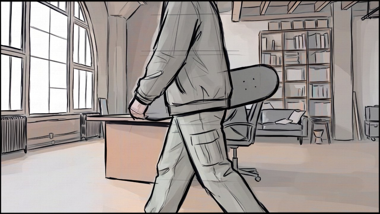 Lifestyle - Tech - storyboard frame 2 by Dakota Warren