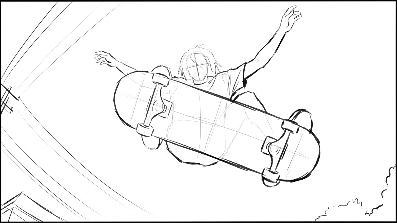 ROUGHS - storyboard frame 3 by Dakota Warren