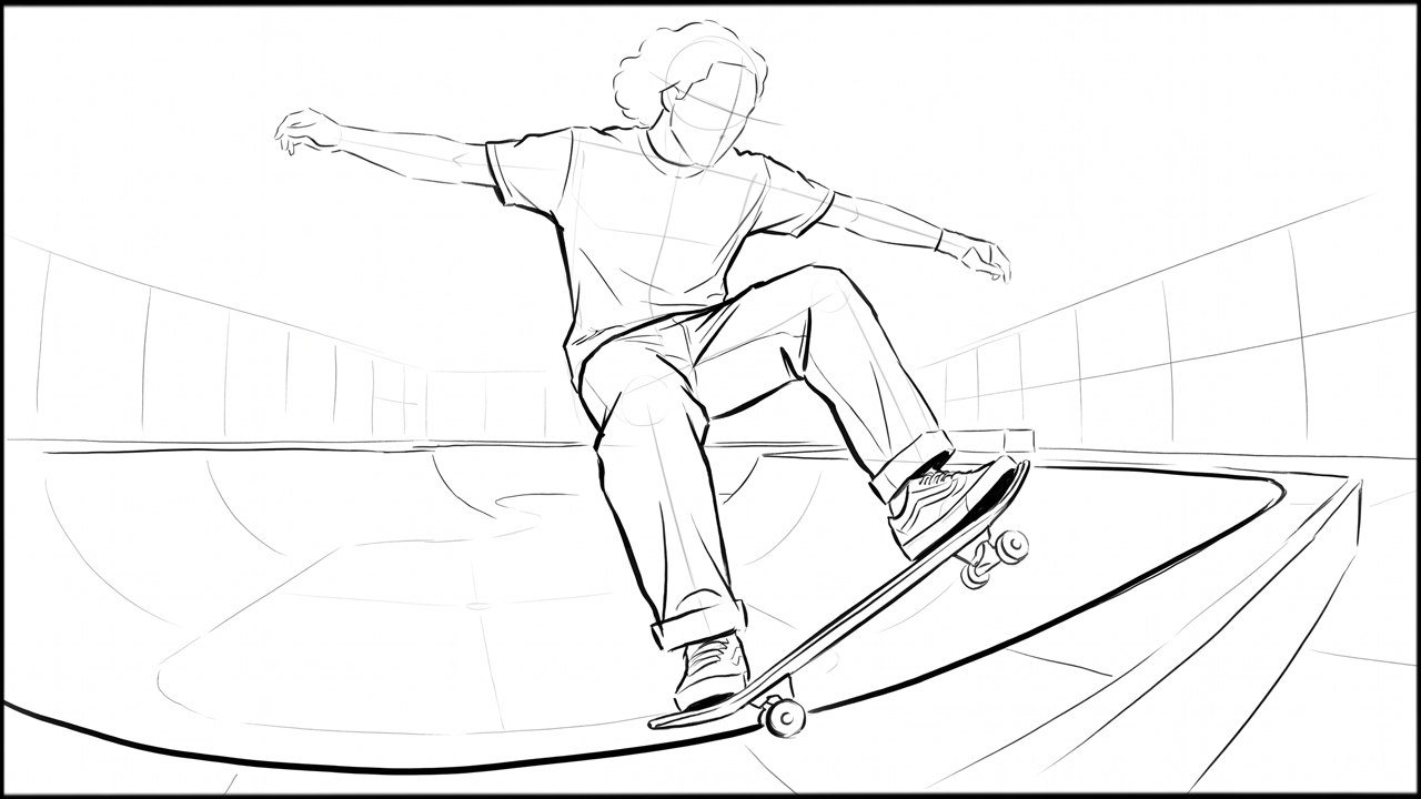 ROUGHS - storyboard frame 8 by Dakota Warren