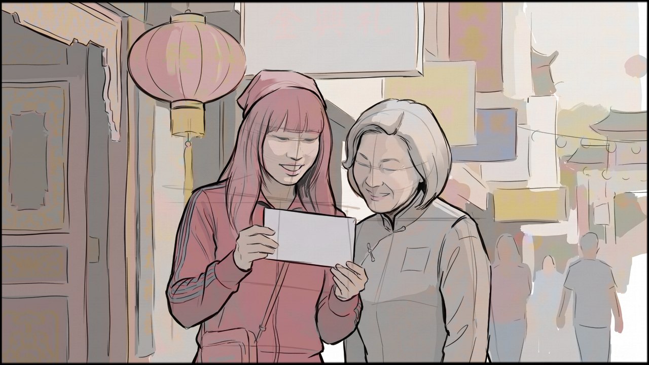 storyboard frame by Dakota Warren