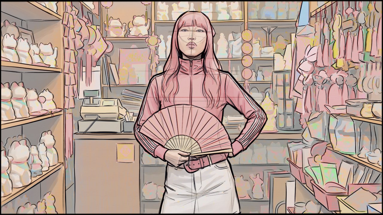 storyboard frame by Dakota Warren