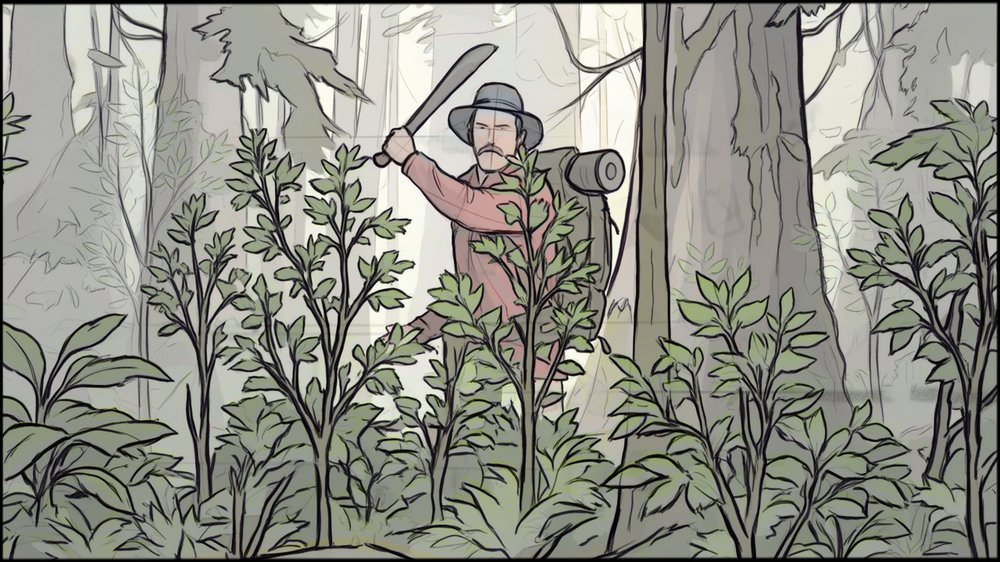 storyboard frame by Dakota Warren