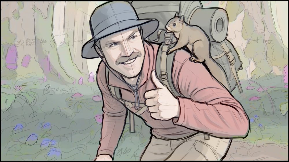 storyboard frame by Dakota Warren
