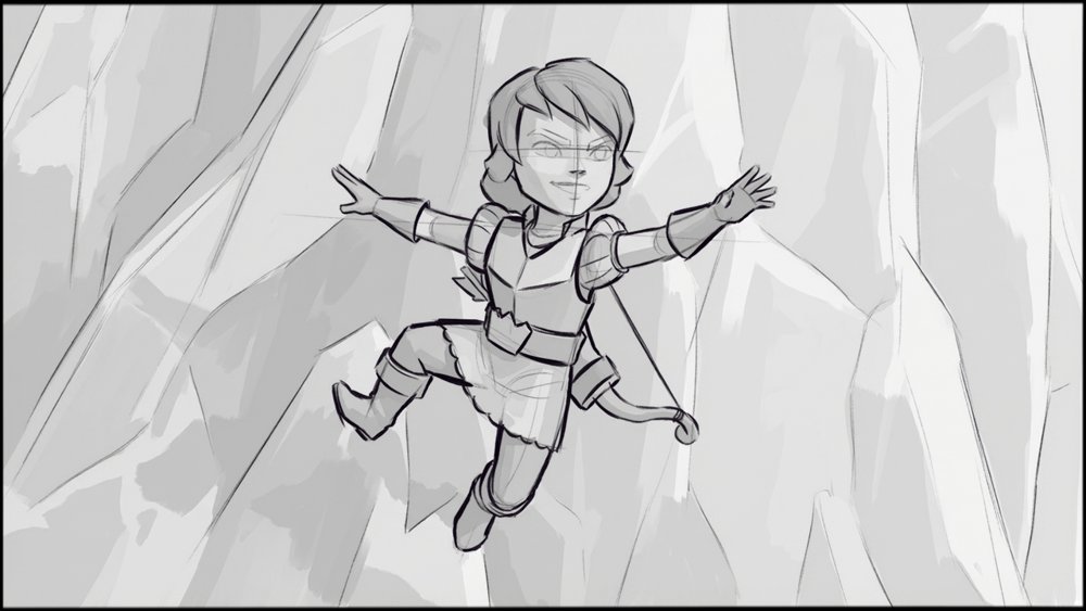 Video Games - Narrative - storyboard frame 1 by Dakota Warren