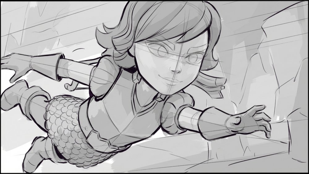 Video Games - Narrative - storyboard frame 2 by Dakota Warren