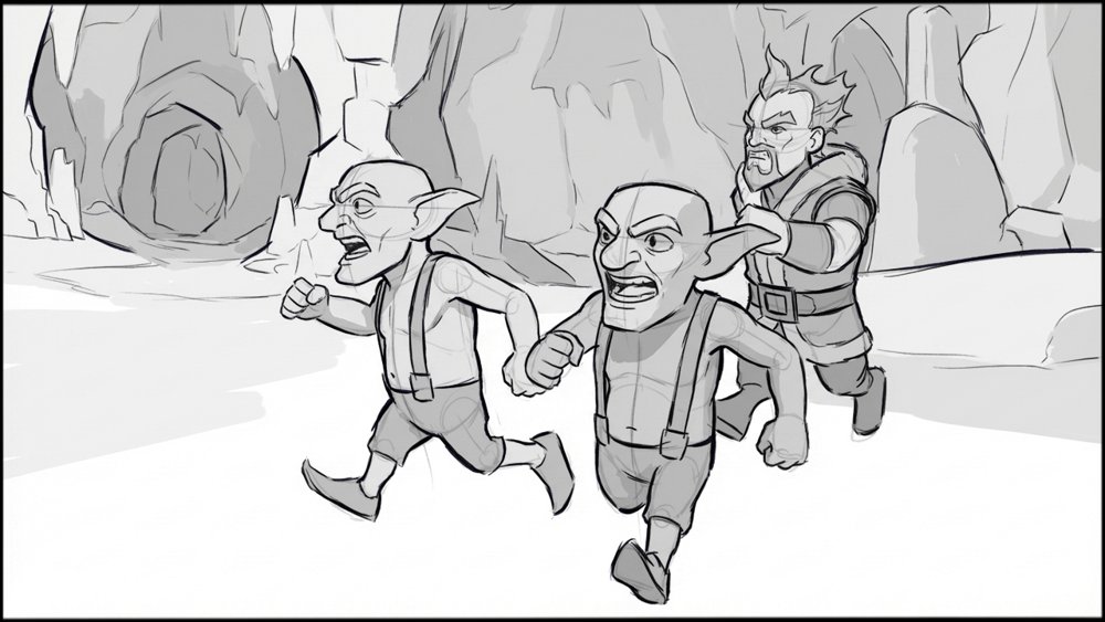 Video Games - Narrative - storyboard frame 1 by Dakota Warren
