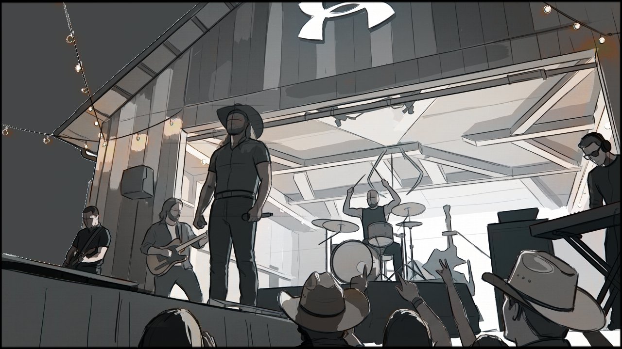 Storyboards - storyboard frame 3 by Dakota Warren