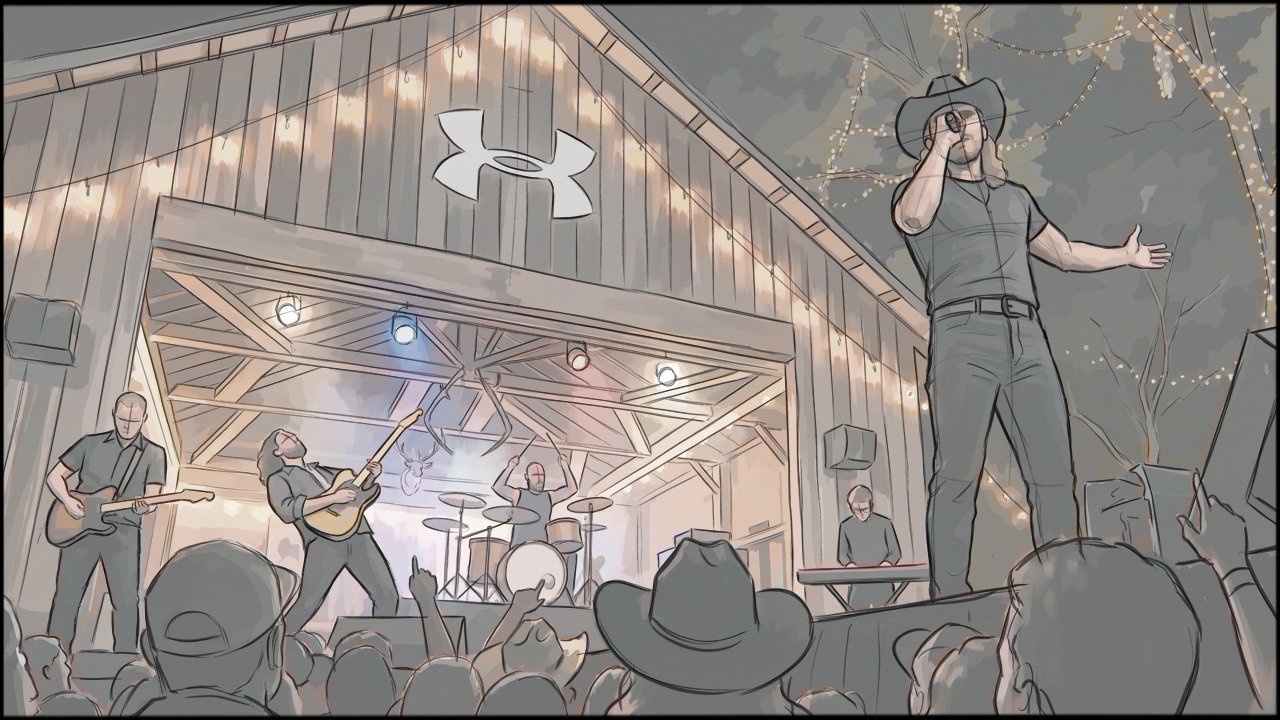 Storyboards - storyboard frame 5 by Dakota Warren