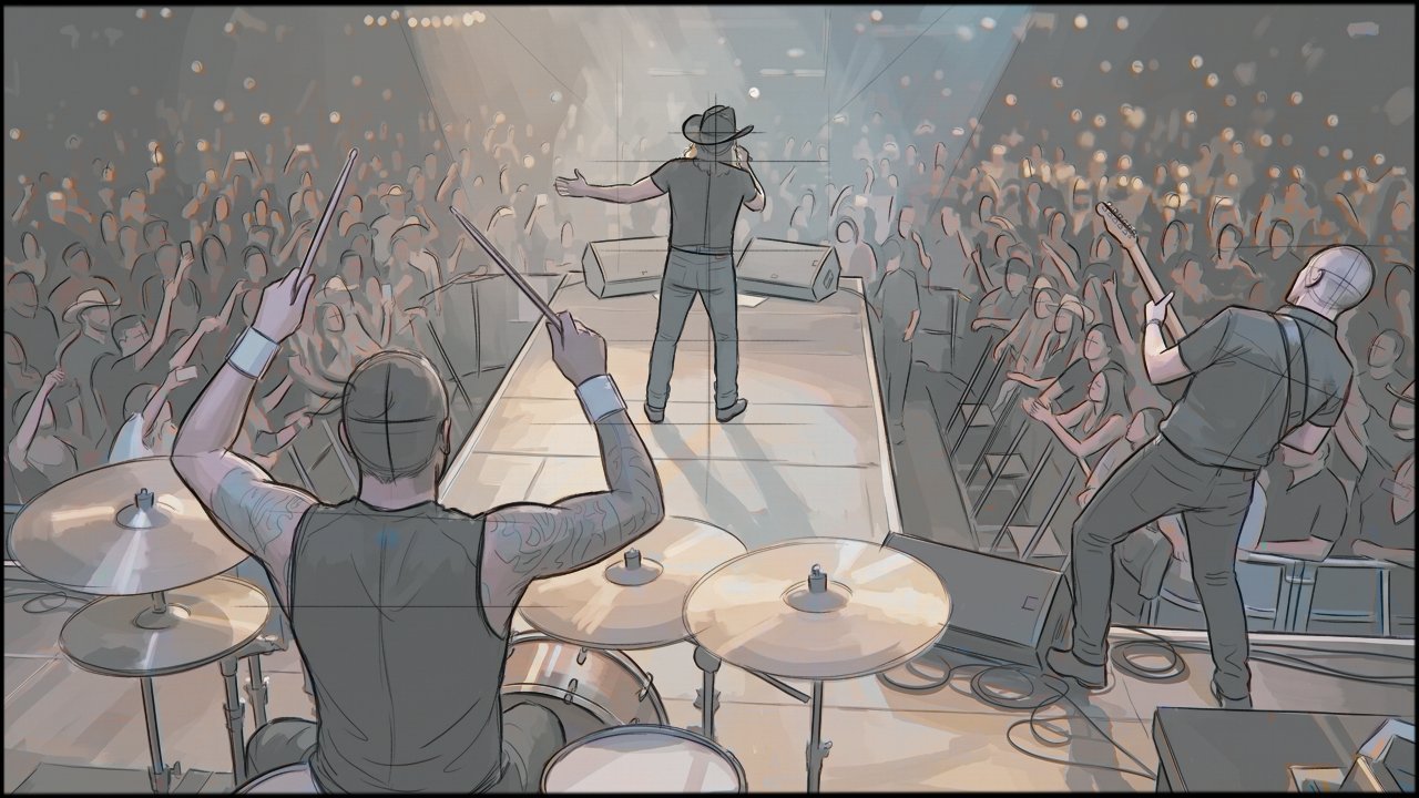 Storyboards - storyboard frame 4 by Dakota Warren