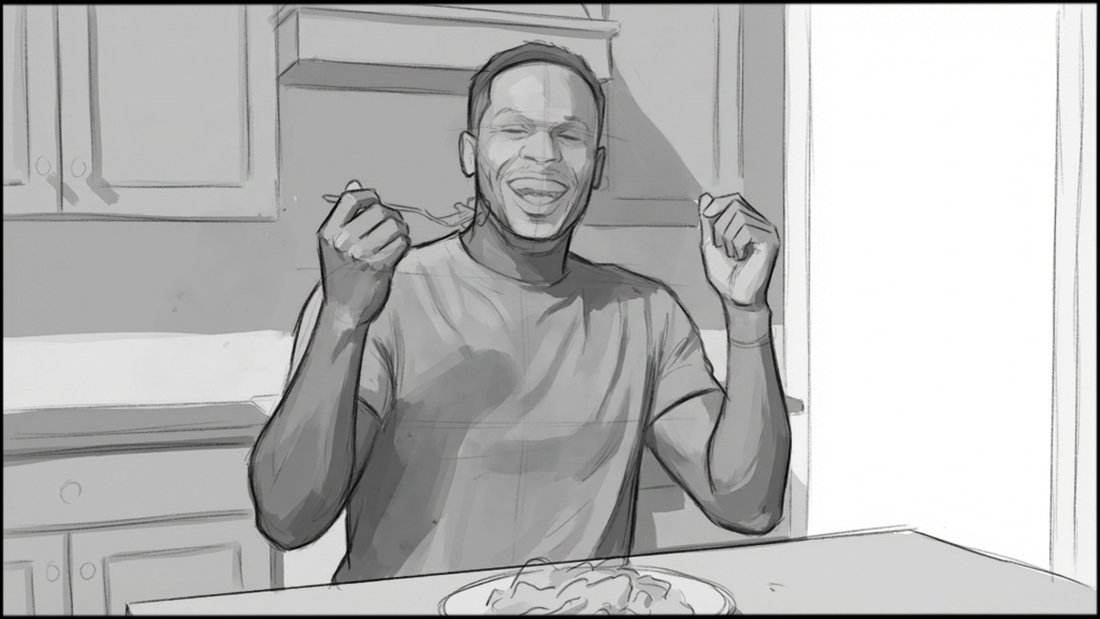 Lifestyle - Food Product - storyboard frame 5 by Dakota Warren
