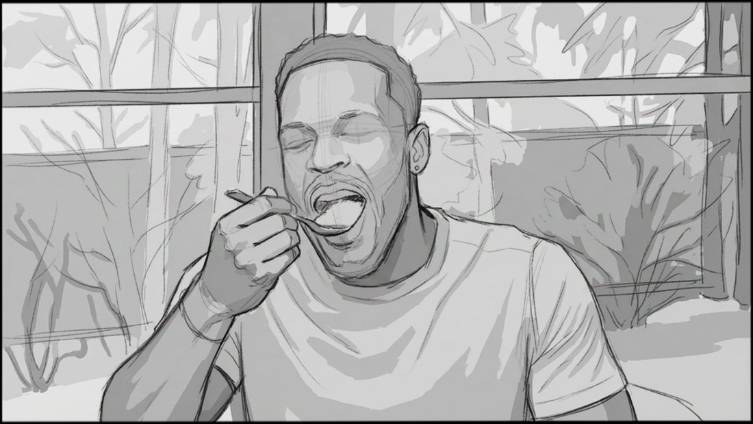 Lifestyle - Food Product - storyboard frame 8 by Dakota Warren