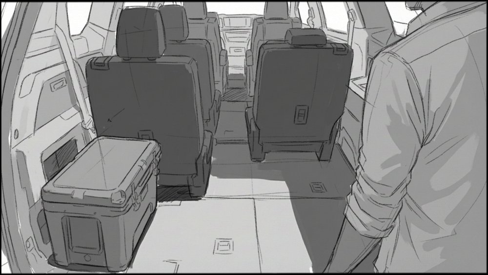 Automotive - Interiors - storyboard frame 8 by Dakota Warren
