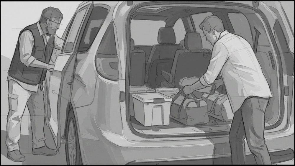 Automotive - Interiors - storyboard frame 9 by Dakota Warren