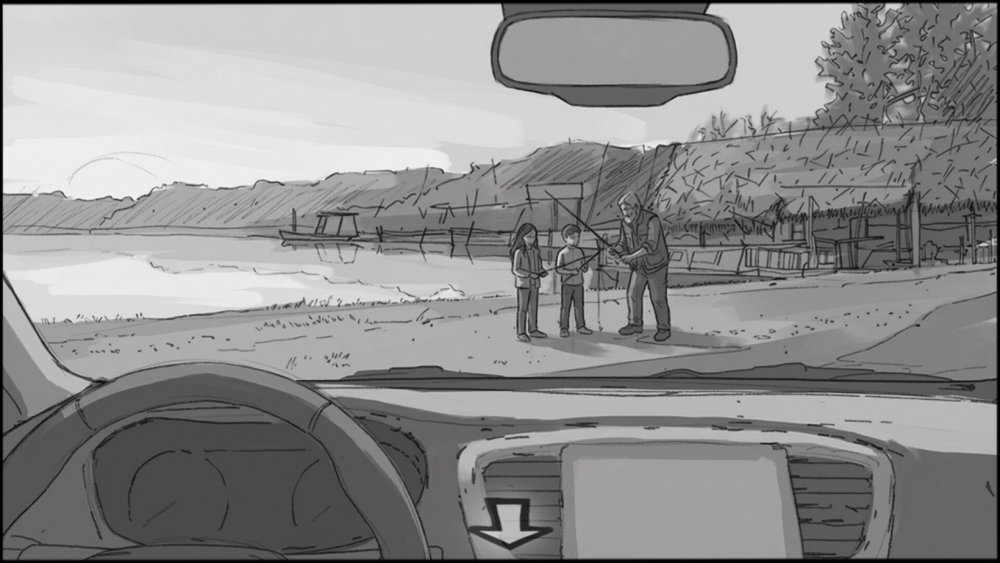 Automotive - storyboard frame 4 by Dakota Warren