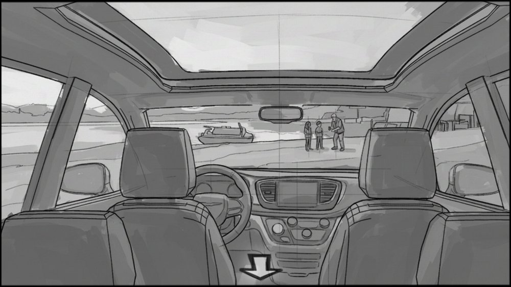 Automotive - storyboard frame 5 by Dakota Warren