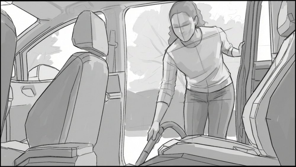 Automotive - storyboard frame 6 by Dakota Warren