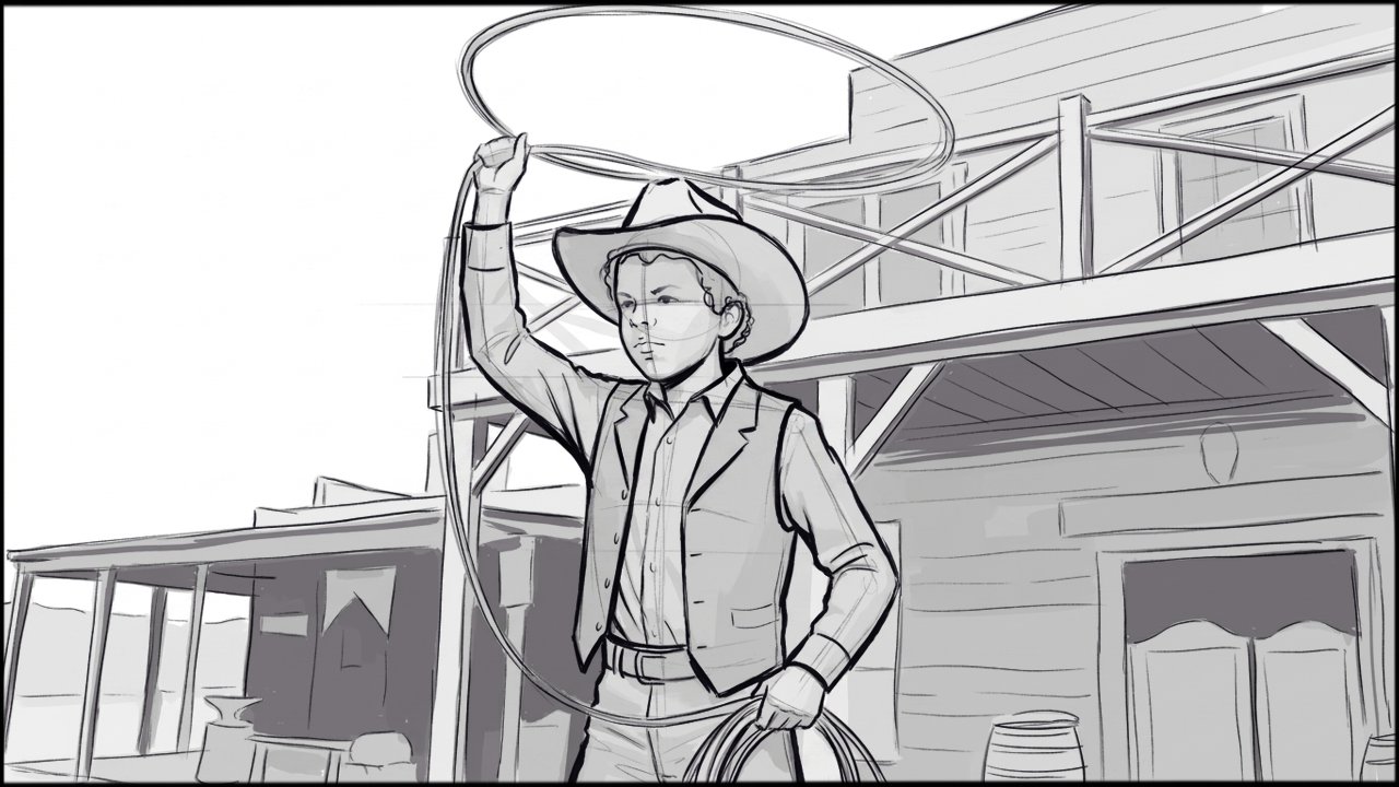 Comedy - Period - storyboard frame 7 by Dakota Warren