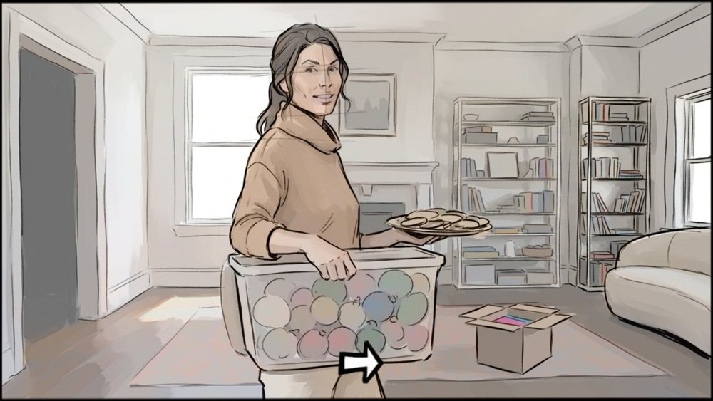 Lifestyle - Holiday - storyboard frame 1 by Dakota Warren