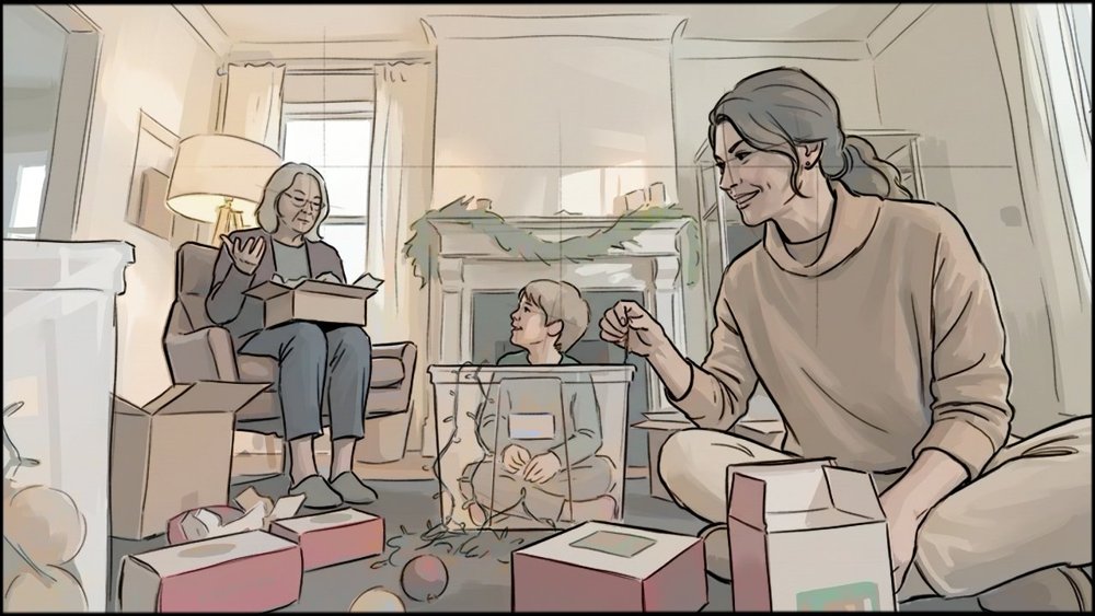 Lifestyle - Holiday - storyboard frame 6 by Dakota Warren