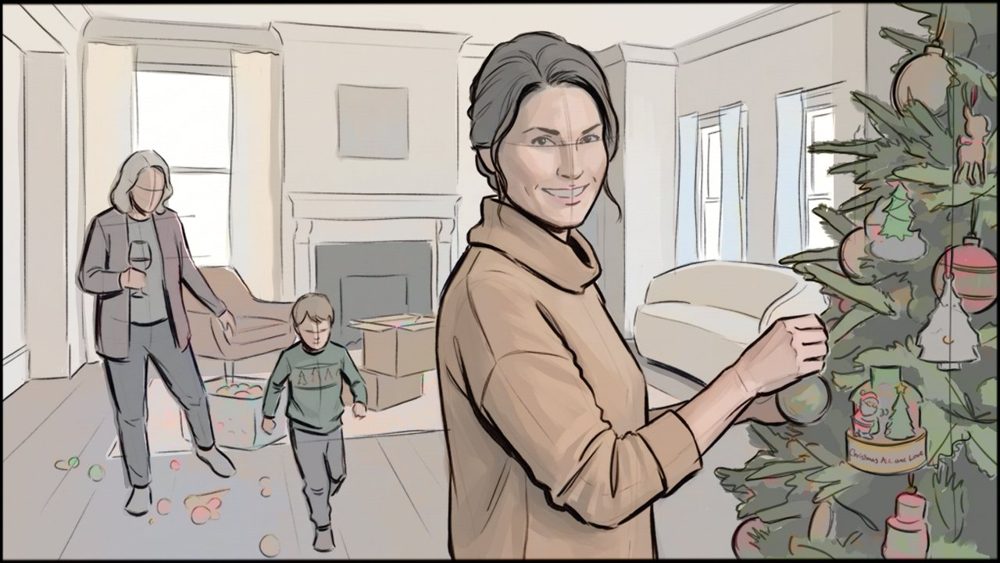 Lifestyle - Holiday - storyboard frame 7 by Dakota Warren