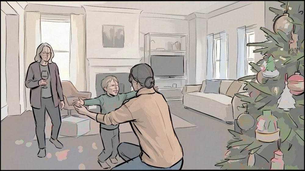 Lifestyle - Holiday - storyboard frame 9 by Dakota Warren