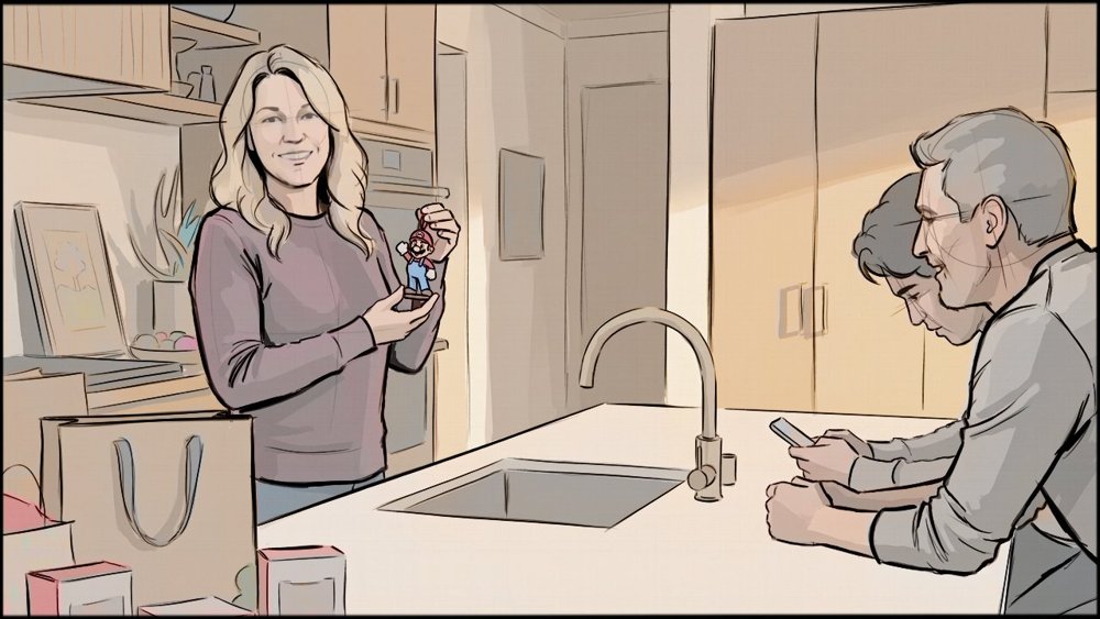 Lifestyle - Holiday - storyboard frame 1 by Dakota Warren